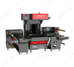 全自动卷料刻字膜超级激光打标机 全自动卷料刻字膜超级激光打标机